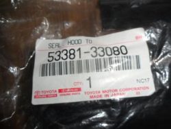 Camry-2007 hood edge rubber