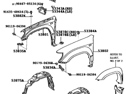 Camry 2006 engine door seal