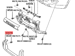 واقي أمامي برادو فضي-2005-2009