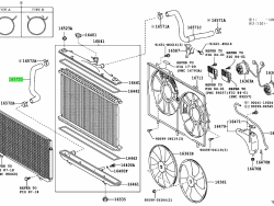 خرطوم المبرد السفلي لكزس RX350-2010-2012
