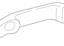 مقبض الباب الخارجي الأمامي لسيارة لاند كروزر 2012