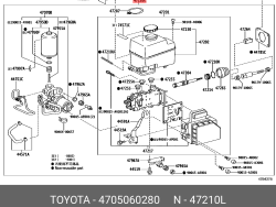 Complete brake pump Land Cruiser ABS 2008-6