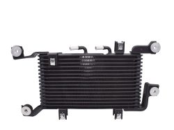Radiator, oil cooler, transmission, Land Cruiser-6-2008-2013, complete with frame