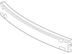 Rear bumper spoiler for Lexus-ES350-2013-2014