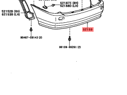 Arion rear bumper-2012-2013