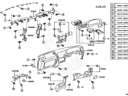 FJ under-steering wheel fuse box cover
