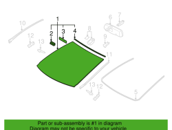 Windshield Lexus CT200-2014