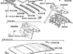 Camry roof without sunroof-2007