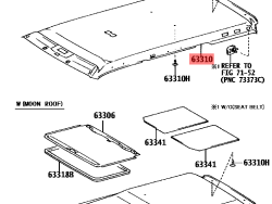 Beige Lexus Roof Mat RX350-2010-2012