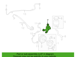 Camry-2008 hydraulic pump iron base