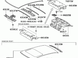 Camry roof without sunroof-2016