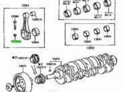 Connecting rod nut-2002