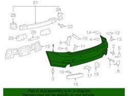 المصد الخلفي لسيارة لكزس IS300-DOR4-2010