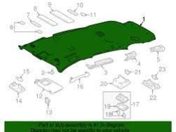 Roof felt without sunroof-RAV4-2015-