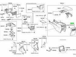 Heater and air conditioner vent on the dash of the Camry-2014-2015