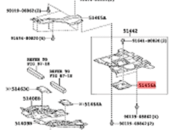 Plastic bottom undercarriage tray Land Cruiser-2008-2014