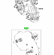 Complete gasket for Prado-6-2012 gearbox