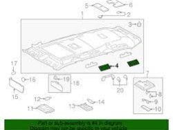 Roof air conditioning vent for Land Cruiser-2008-2012