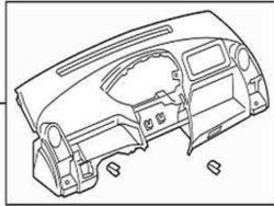 Yaris Hatchback-2008 dashboard cover