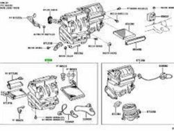Complete central heater for Hiace-2005-2014