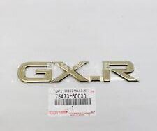 GXR logo gold Land Cruiser 2010