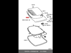 Yaris Hatchback-2014-2015 Trunk Lid