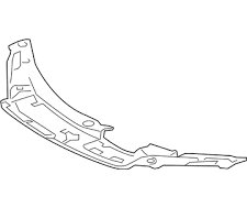 Plastic upper radiator Lexus-ES250-2015