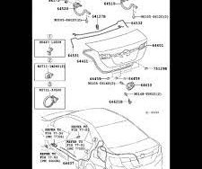 Camry GLX2016 trunk lid
