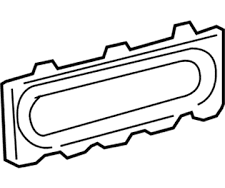 البلاستيك خلف لوحة القيادة لاند كروزر-2008-2014