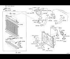 Camry-4-cylinder-2005 water fan motor