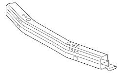 Rear bumper spoiler for Land Cruiser-2008-2012