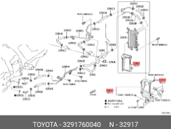مبرد زيت بلاستيكي لسيارة لاند كروزر كومباكت 2010