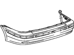 المصد الخلفي لسيارة لاند كروزر، فتحة الإطار الاحتياطي، موديل 2007
