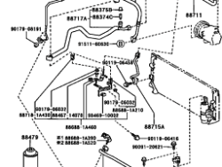 RAV4-2015-2013 air conditioner pipe
