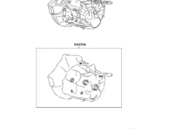 Complete gearbox gasket