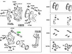 مجمع غبار أسطوانة العجلة الأمامية والخلفية - FJ