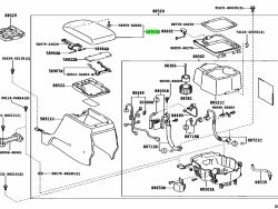 Console door Prado-2008