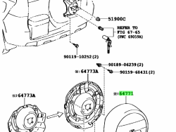 Spare tire for Prado white with camera-2010-2012