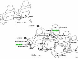 مقعد سيرفولوم كهربائي قابل للتعديل لسيارة لاند كروزر 2008-2013