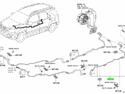 أنبوب خزان زجاجي لسيارة لكزس RX350-2013
