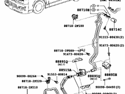 Rear air conditioning pipe for Hiace-2005-2014